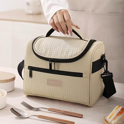 Multifunktions-Hand-Isoliertasche, Kühltasche mit großer Kapazität, tragbare Thermo-Lunch-Taschen mit Reißverschluss für die Aufbewahrung von Lebensmitteln im Freien, Picknick, Camping