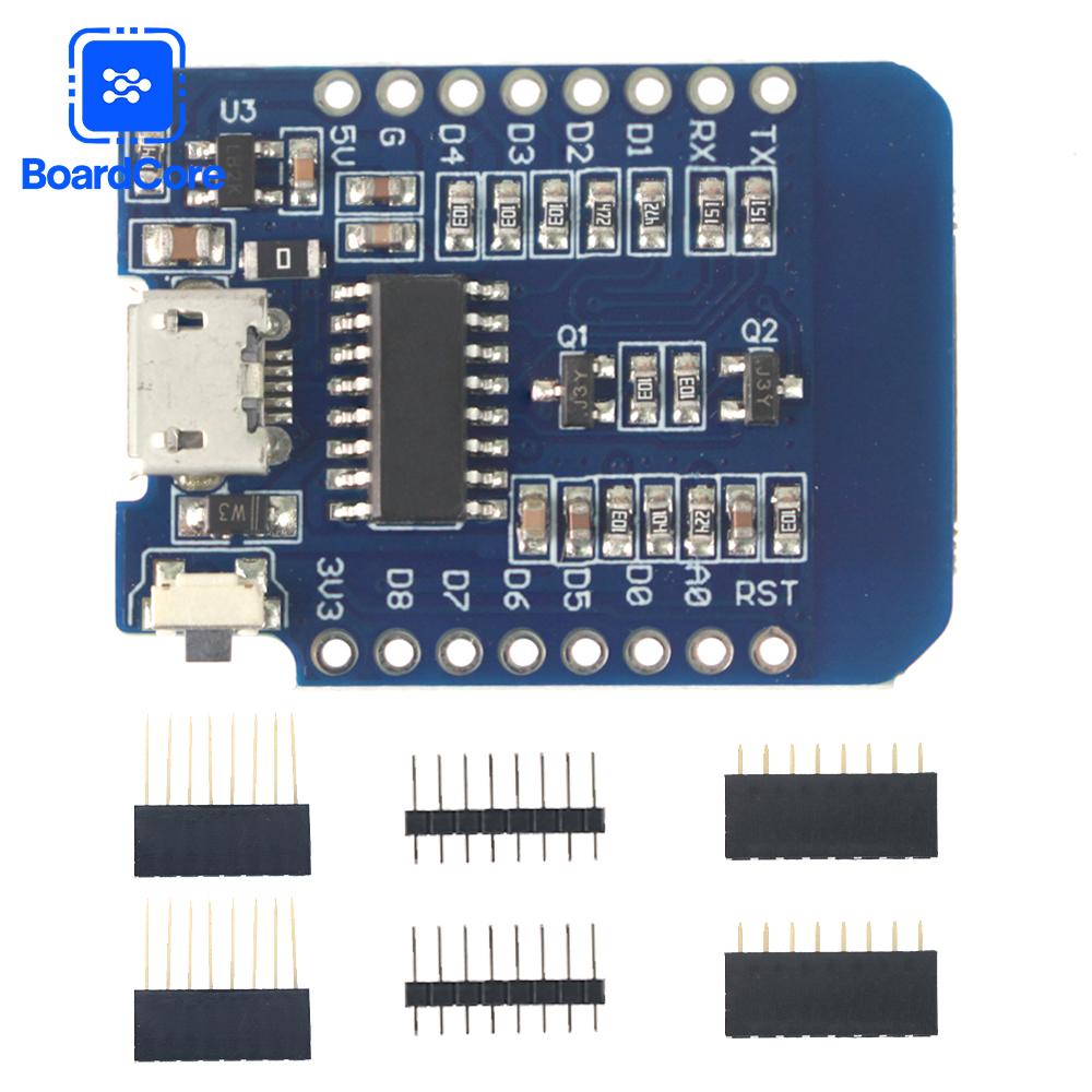 Płytka deweloperska D1 Mini NodeMcu TYPE-C/MICRO USB WiFi NodeMcu Lua WIFI oparta na module ESP8266 ESP-12F dla Arduino