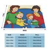 Caillou Animation Cartoon Blankets Flannel Anime Family Watch TV Warm Throw Blanket for Bedroom Sofa Bed Rug