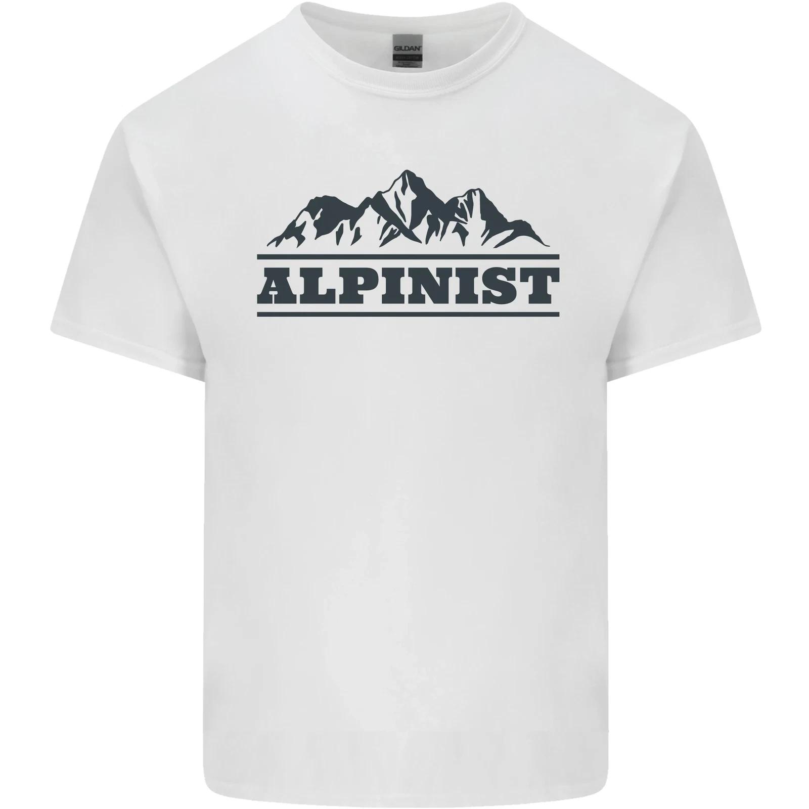 Mountains Alpinist Hiking Climbing Climber Kids T-Shirt Childrens 2XL