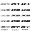 ABS Badge Car Body Sticker Trunk Emblem for BMW X1 X3 X5 X6 GT Logo E46 E90 E60 F10 F11 F20 F30 G01 G20 Auto Accessories