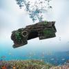 Resin Fish Shrimp Hideout Caves Bark Shape Turtle Hiding Shelter Aquarium Hollow Tree Trunk  Fish