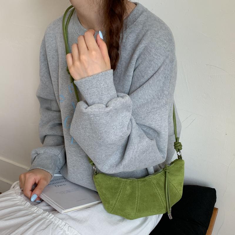 Retro Underarm Small Bag, Women's Croissant, Versatile Crossbody Dumpling Bag