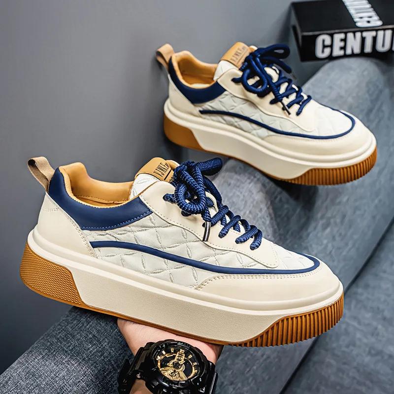 Spring Autumn New Classic Men's Sneakers Fashion Low Cut Lace Up Casual Shoes Outdoor Lightweight and Breathable Running Shoes