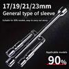 Car Repair Wheel Nut Socket Folding Cross Wrench Spanner Hand Tool Car Repair Tyre Remover Mounting 17 19 21 23mm Hex Socket