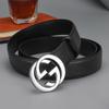 Pánský trendy kožený pásek s G přezkou (2025) - Špičkový všestranný styl pro mladé lidi
