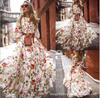 European & American Women's Chiffon Printed Swing Dress with Quantity Discounts