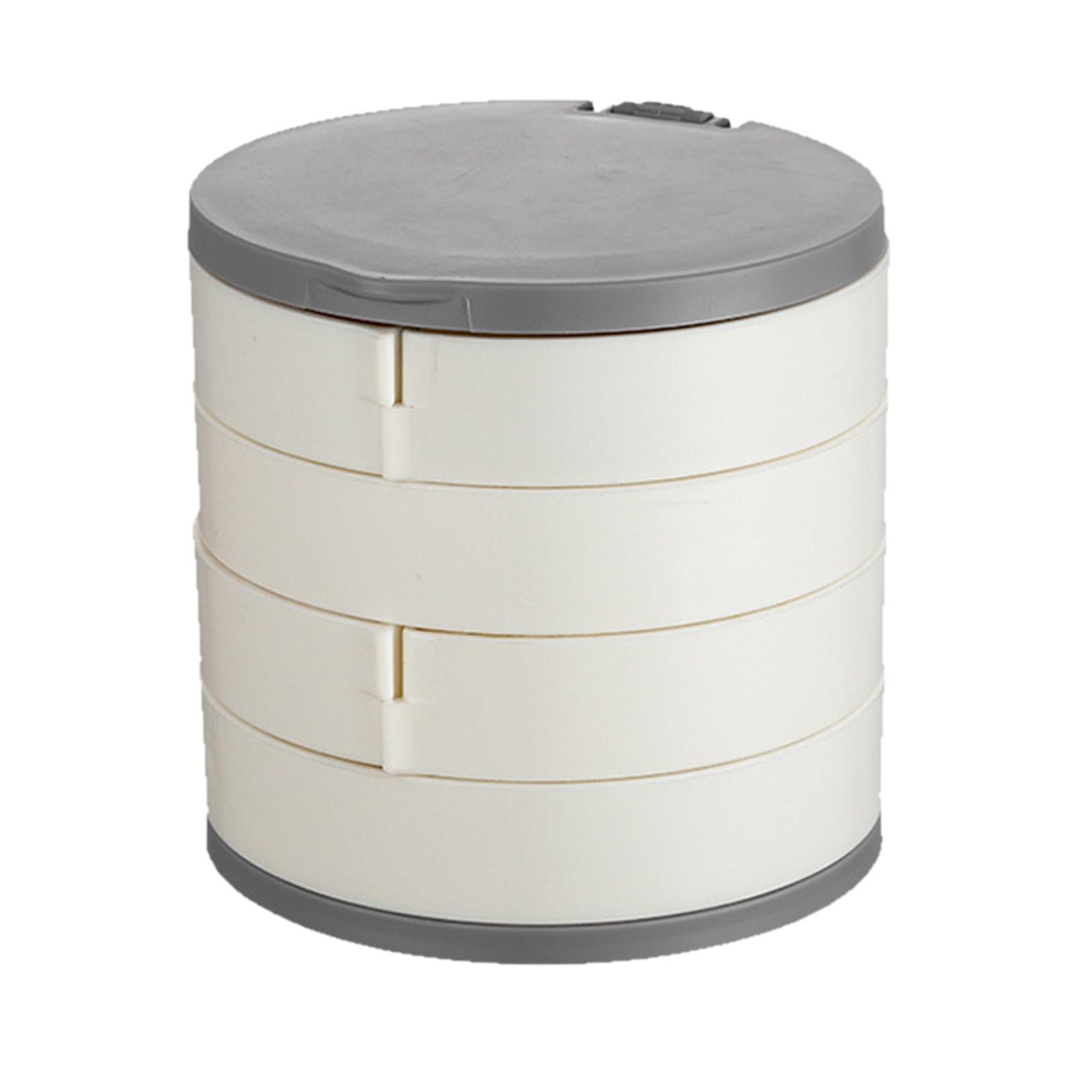 

Домашняя подставка для ювелирных изделий, серег, ожерелья, коробка для хранения ювелирных изделий большой емкости белый