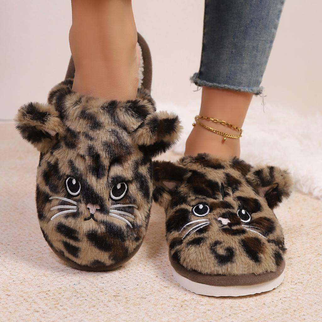 Home Slippers, Comfortable and Warm Open Toed Soft Plush Shoes, Solid Color Indoor Floor Slippers