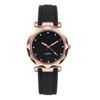Starry Sky Women Watch Bracelet Ladies Wristwatch Pink Female Girls Clock Fashion Leather Simple Watches Reloj Mujer Rosa
