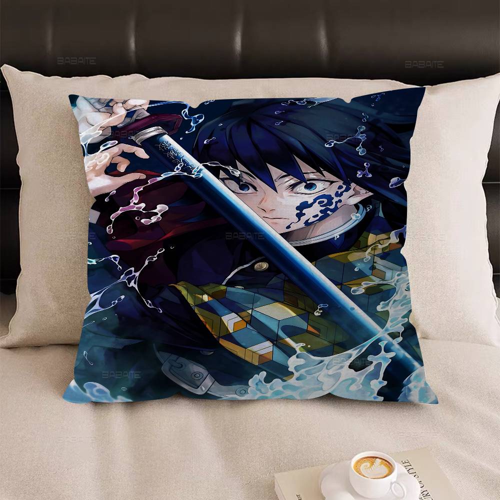 Anime Tomioka GGiyuu Pillow Cover Design Cushion Cover Decor Holiday Decorati