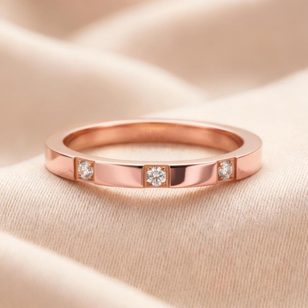 Luxe Dames RVS Ring: Elektrogeplateerd titanium, vervaagt niet, veelzijdig ontwerp