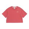 NATIONALGEOGRAPHIC N262Wts060 Women'S Ratel Regen Oversized Crop Short Sleeve T-Shirt Rose
