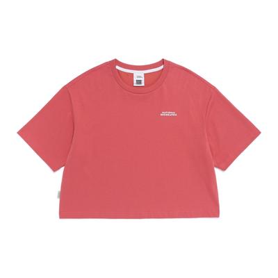 NATIONALGEOGRAPHIC N262Wts060 Women'S Ratel Regen Oversized Crop Short Sleeve T-Shirt Rose