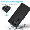 Magnetic Leather Case for Samsung Galaxy S26 Ultra S25 Edge S24 Plus S23 FE S22 S21 S20 Note20 Hand Strap Detachable Card Wallet