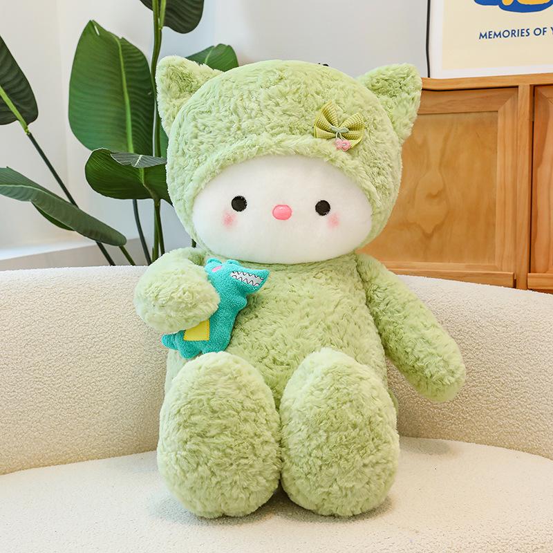 Dormy Series Doll Lamb Plush Toy Cute Kitten Cloth Doll To Sleep With Scratching Machine Doll Children'S Doll Gift