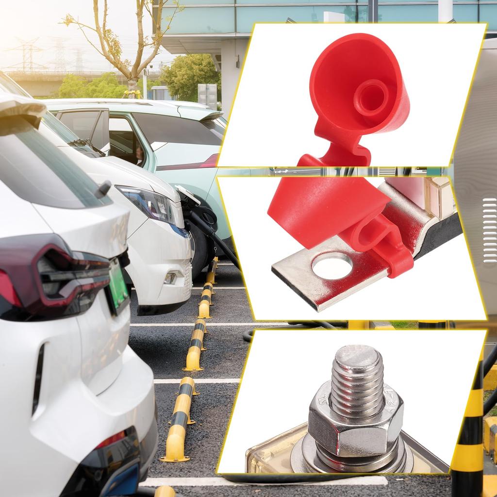 uxcell Terminal Fuse 60A Terminal Block Fuse 58V DC Marine Rate Fuse and