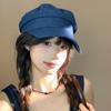 Vintage Denim Berets Flat Peaked Hats Fashion Octagonal Cap  Girls