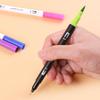 Giorgione Double-Ended Water-Based Fineliner Brush Pens: 24 & 80 Washable Colors