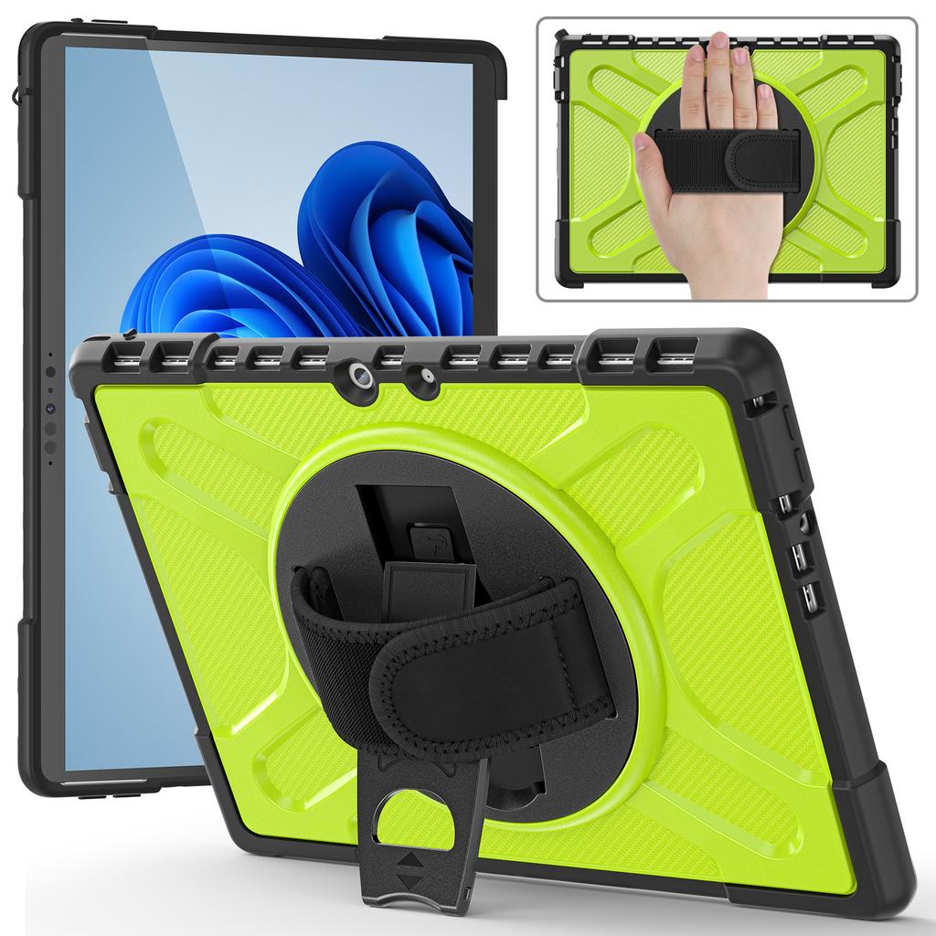 For Microsoft Surface Pro 11 10 9 8 7 6 5 4 for Surface GO 1 2 3 4 Rugged Protective Case Reinforced Corners Case with Holder