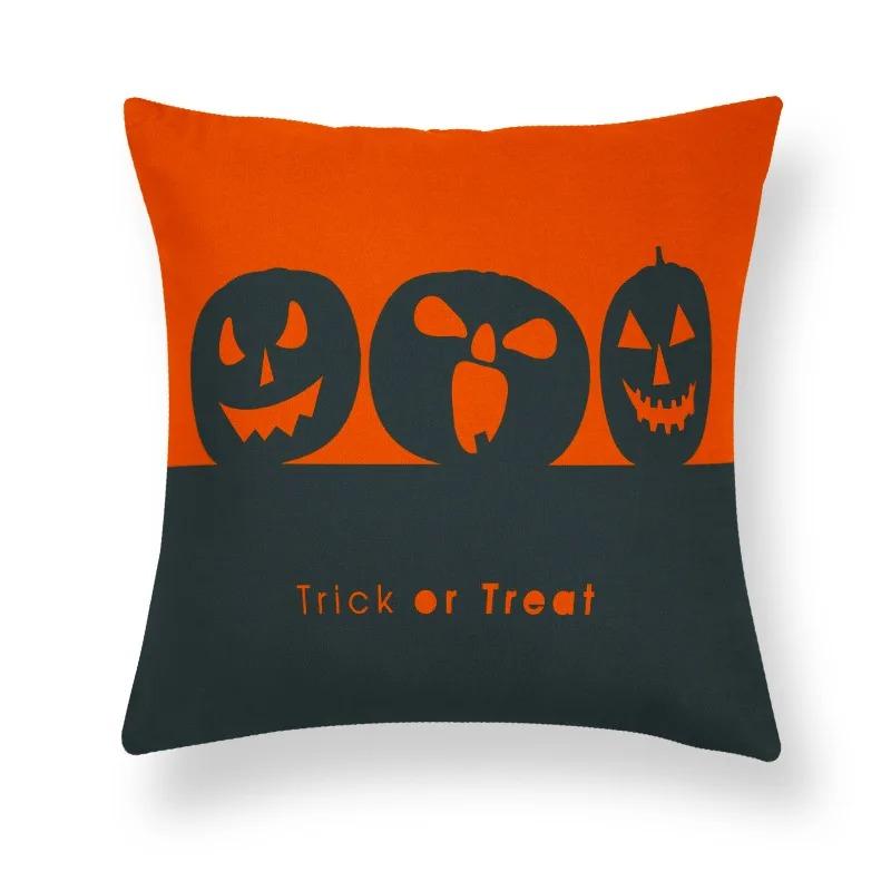 Halloween Thema Kissenbezug Auto Büro Wohnzimmer Sofa Halloween Kürbis Laterne Dekoration Kissenbezug