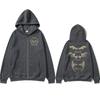 Retro The Bat Boys Rhysand Azriel Cassian Zipper Hoodie Men Women Loose Fashion Pullover Zip Up Sweatshirt Coats Hoody