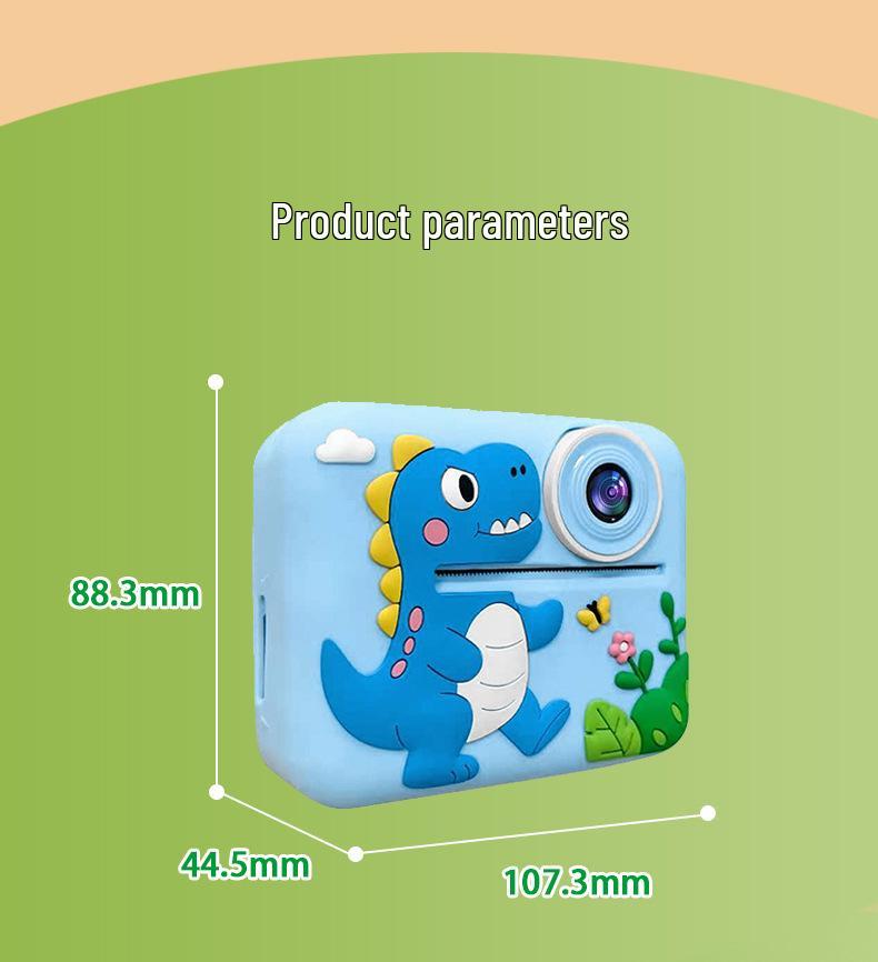 Dual-Lens Unicorn Kids' Camera with Thermal Printing