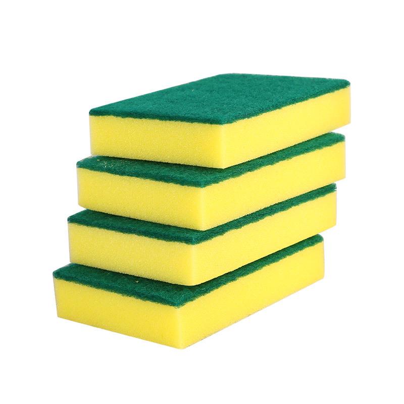 

Dishwashing Sponge and Scouring Pad Set: Kitchen Sponges, Dishcloth, and Pot Washing Brushes