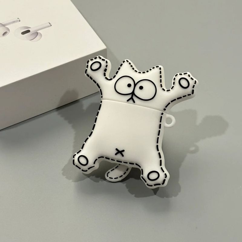 

для Xiaomi Xiaomi Buds5pro Чехол для наушников Redmi Redmi Buds6 Молодежная версия Защитный чехол 6pro Саймон Кот Buds3 Силиконовый Ударопрочный Мягкий чехол Redmi red rice Buds3 Line Kitten [Single Shell]]