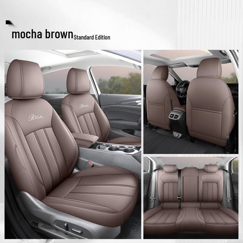 Universal Full Leather Car Seat Cushion for Buick Regal - New Model for All Seasons