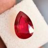 14x9mm Pear Cut CERTIFIED Natural Red Ruby Loose Gemstone For Jewelry Making