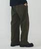 ANALOG MOOD Linen Cotton Semi-Wide Pants (Khaki)