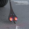 Car Anti Static Strip Anti Static with LED Electrostatic Earth Belt Length adjust Auto Grounding Strip Light/Luminous/Reflective