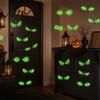 Decorative Stickers for Windows Luminous Cat Eye Window Sticker, Glow in The Dark Peeping Eyes Halloween Party Decorations Decal, Waterproof