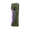 Triple Light Source EDC Flashlight (K01/K02)-Super Bright White LED,Green Laser Pointer & 365nm UV Light for Currency Detection,Camping, Maintenance