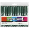Markers - COLORTIME - Ref 37358 - Bright Colors - Dry Quickly - Ventilated Caps