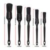 5 Piece Set of High Quality PP Material Detail Brushes Snake Handle Brush for Wheel Interiors and Tight Gaps