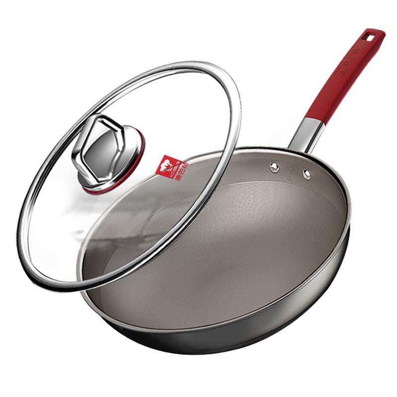 Kambach 32cm Titanium Non-Stick Wok (No Coating)