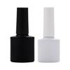 Opaque Black & White Round Refillable Gel Nail Polish Bottles In Various Colors & Sizes