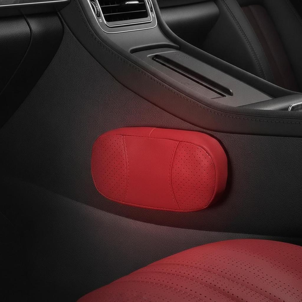Car Leg Support Cushion Comfortable Knee with Attachment Supportive PU Pad