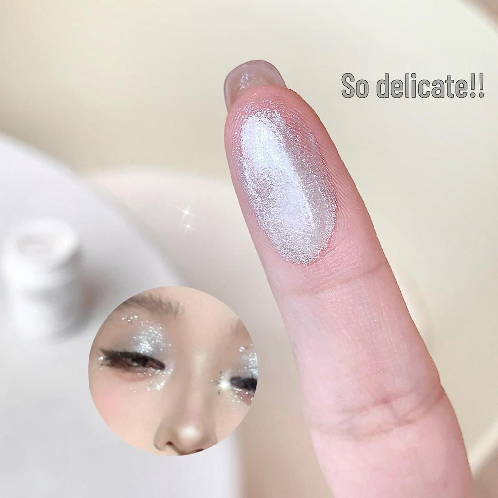 SHAQINUO Galaxy Diamond Highlighter: Liquid Pearl Shimmer for Face, Nose Bridge & Clavicle.