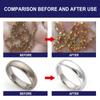 Professional Jewelry Cleaner Solution for Gold Silver Diamond Ring Necklace Gemstone Polish Shine Restore