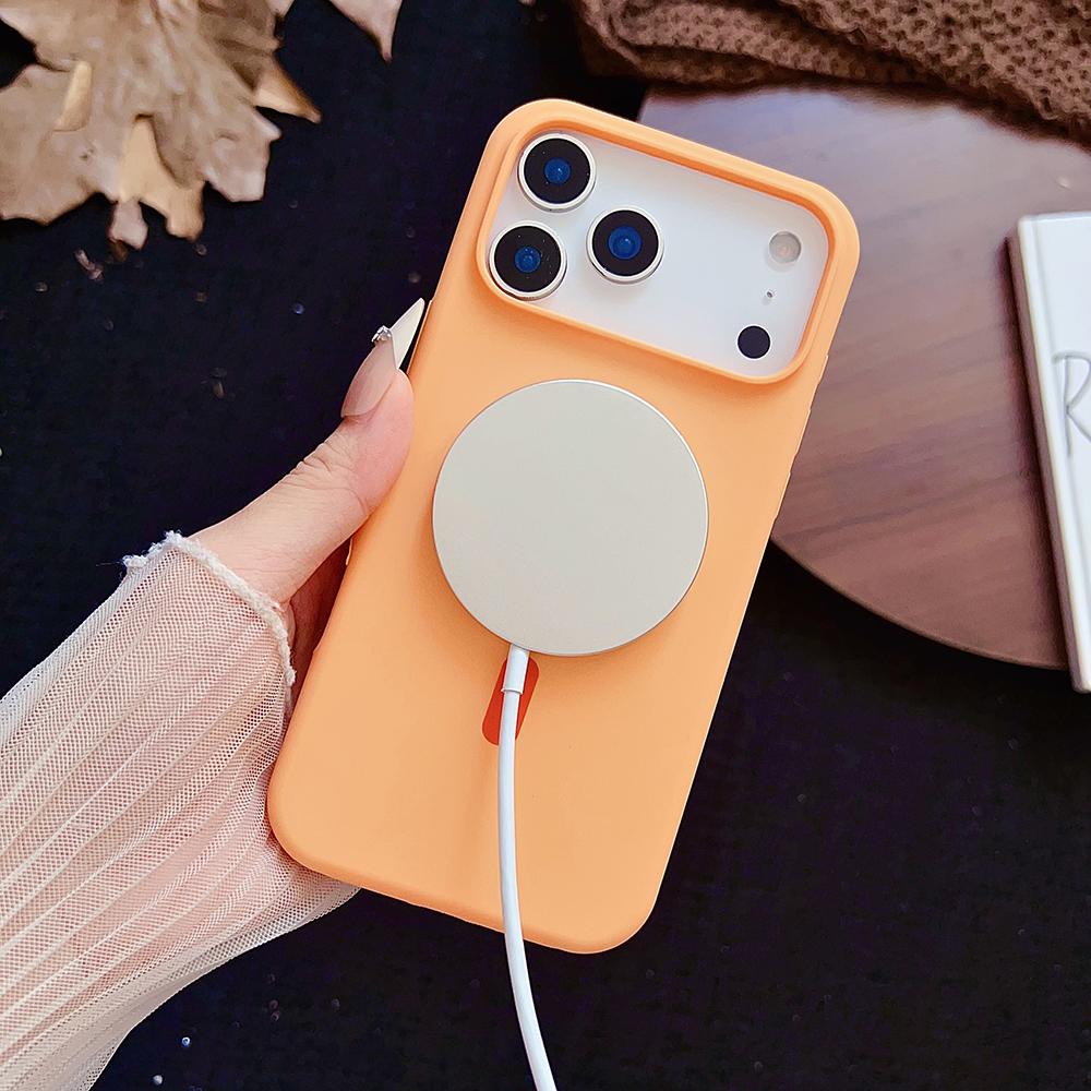 For Magsafe Original Liquid Silicone Phone Case For iPhone 17 16 15 14 13 12 Pro Max Plus 17 Air Magnetic Wireless Charging Coer