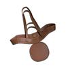DIY Bag Making Supplies,Leather Handbag Making Kits PU Leather Bag Bottom Shaper Bag Handle for Crochet Handbag