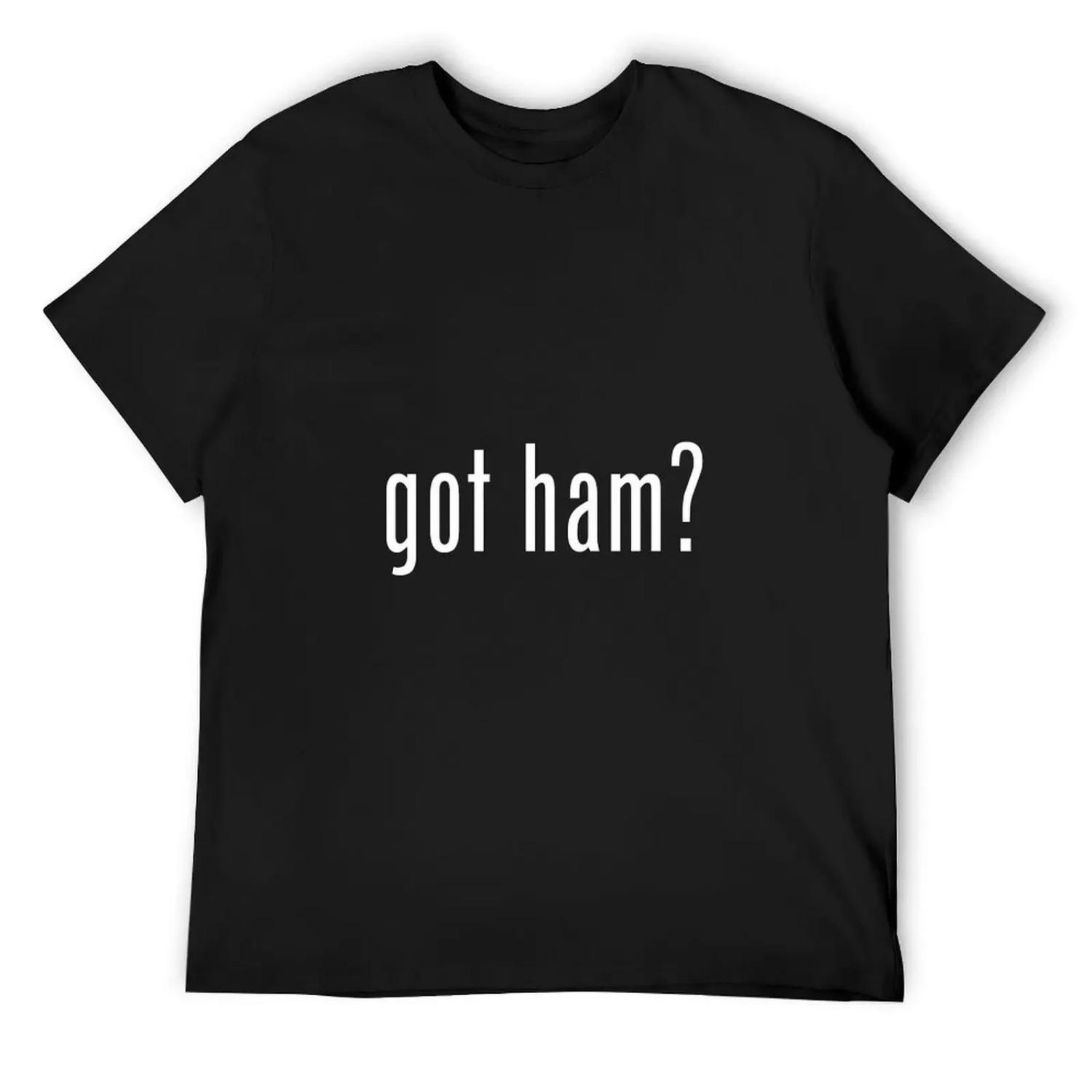 

GOT HAM_ ПУН-АРТ Футболка винтажная аниме-рубашка новые подарки и футболки большие размеры спортивные фанаты Мужская футболка S чёрный