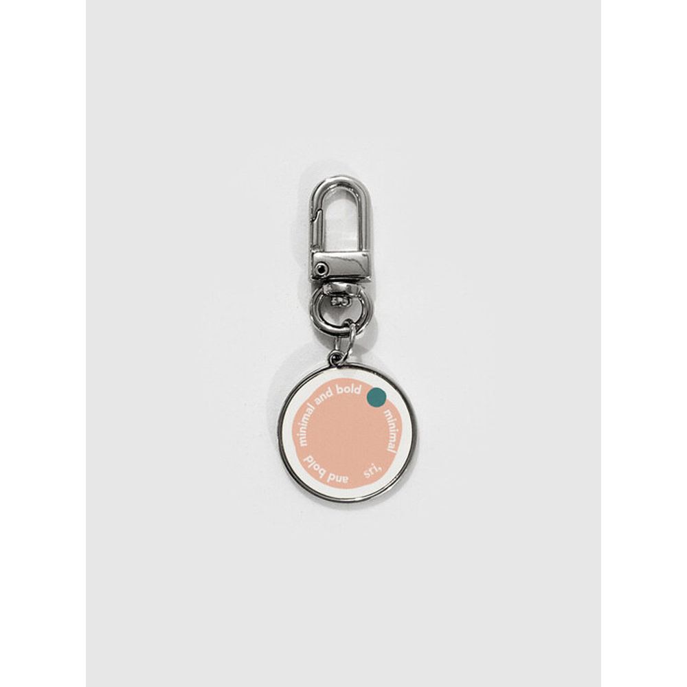 

srisalzzac minimal dot keyring 3color 03 oatmeal