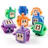 Funny Big Eyes Robot Cube Decompression Toys 6Sided Playable Sensory Toys Stress Relief Birthday Gifts For Children Adults