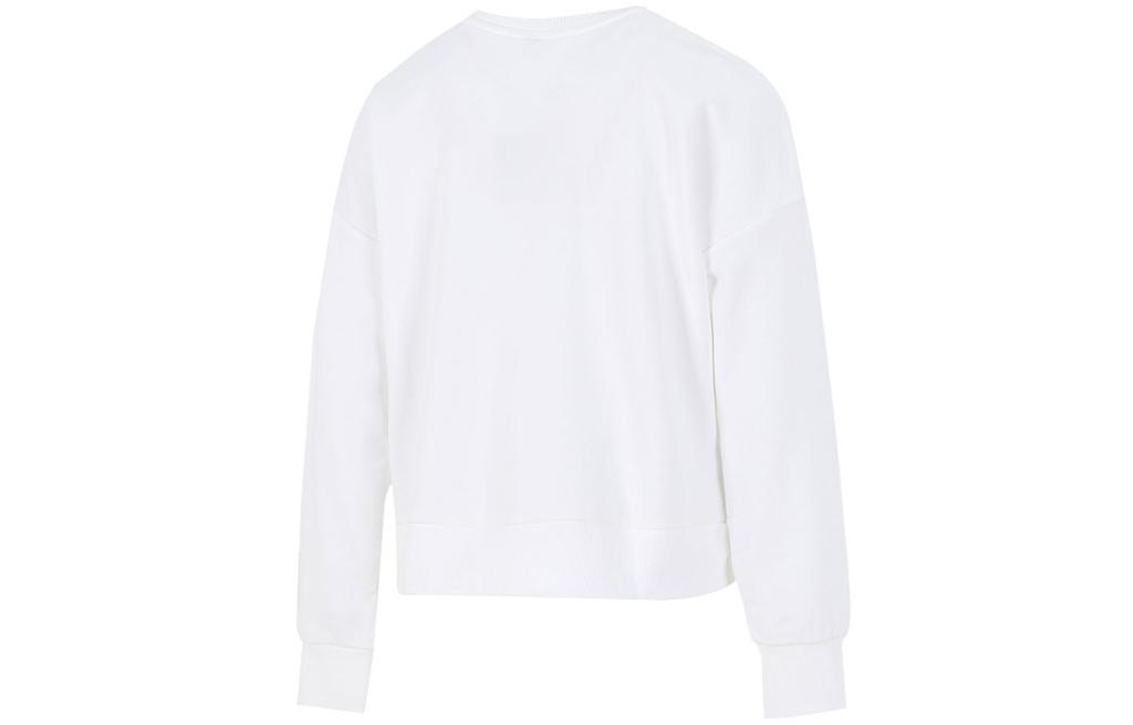 Puma Sweatshirts Women's White Crew Neck Moderate Regular 531382-02