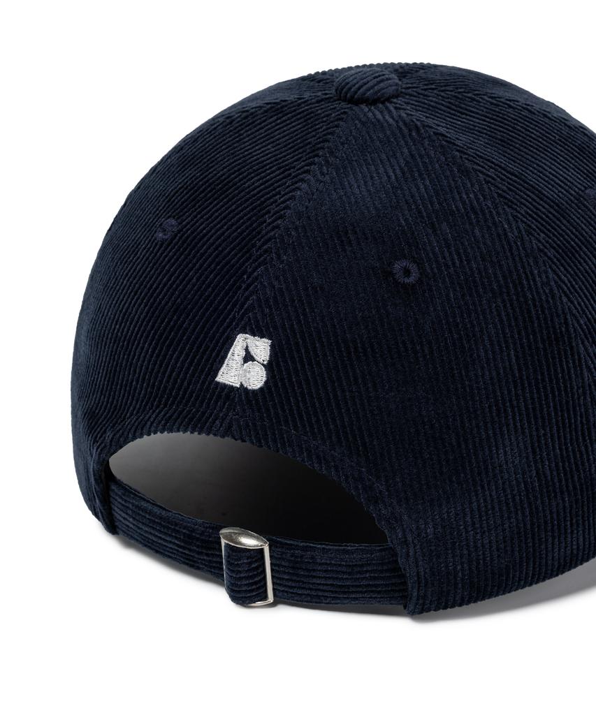 ONRIDPROJECT Applique Logo Corduroy Ball Cap - Navy