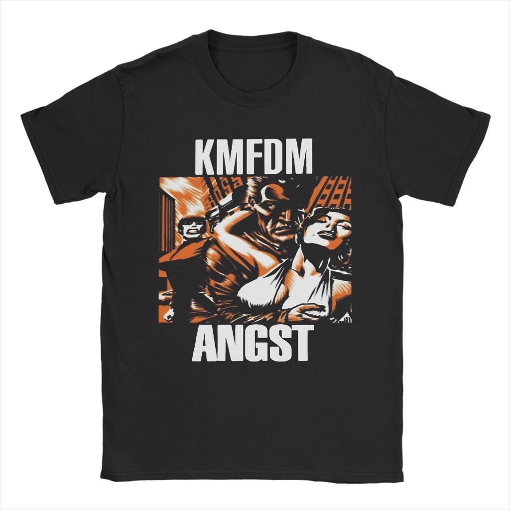 KMFDM Printed T Shirts Men Women  Cotton  Tee Shirt Clothing